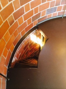 Stairs in turret